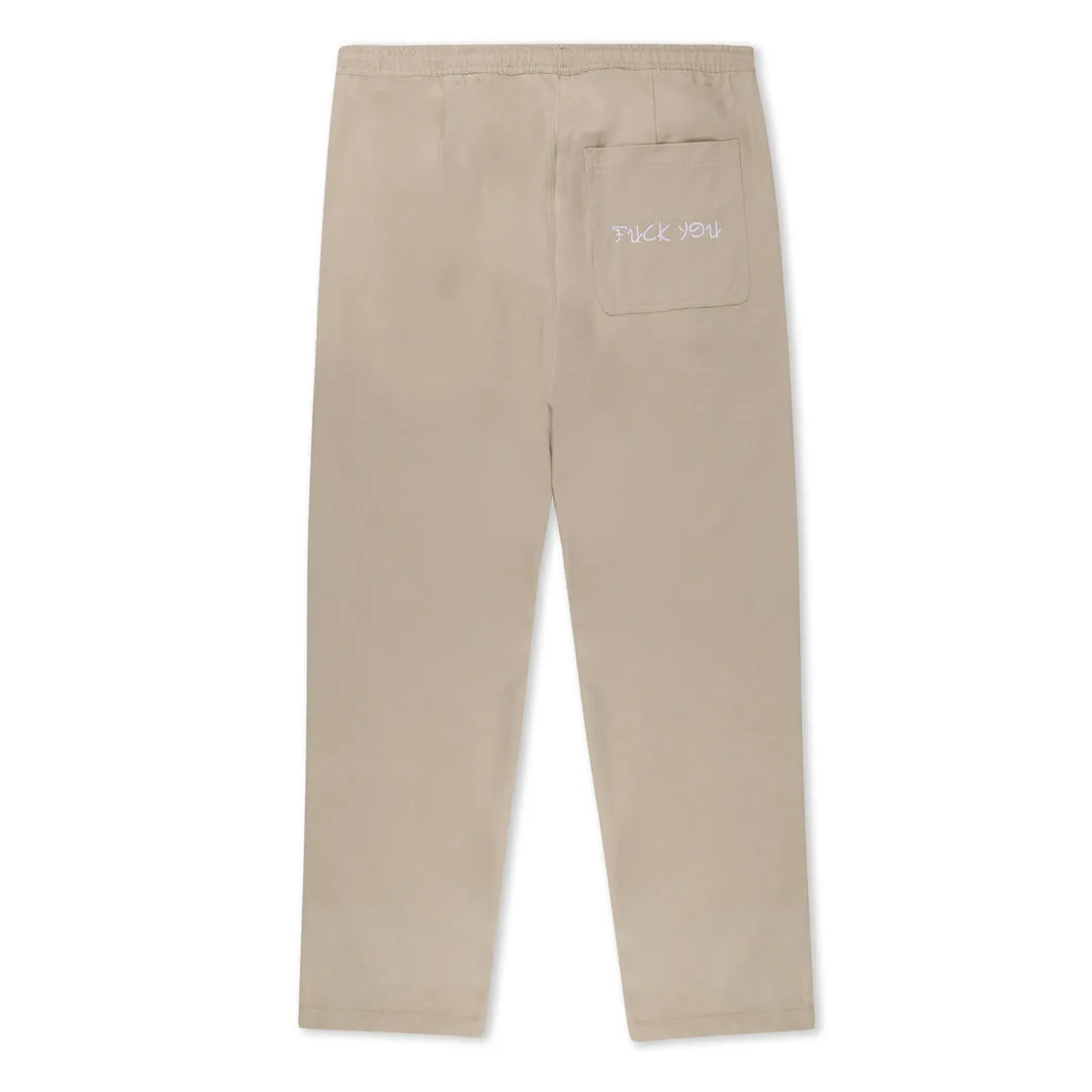 RIPNDIP LUCKY NERM WIDE LEG PANTS-KHAKI