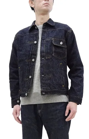 Samurai Jeans Denim Jacket Men's 15 Oz. Indigo Denim Jean Jacket S5512PX15OZ One-Wash