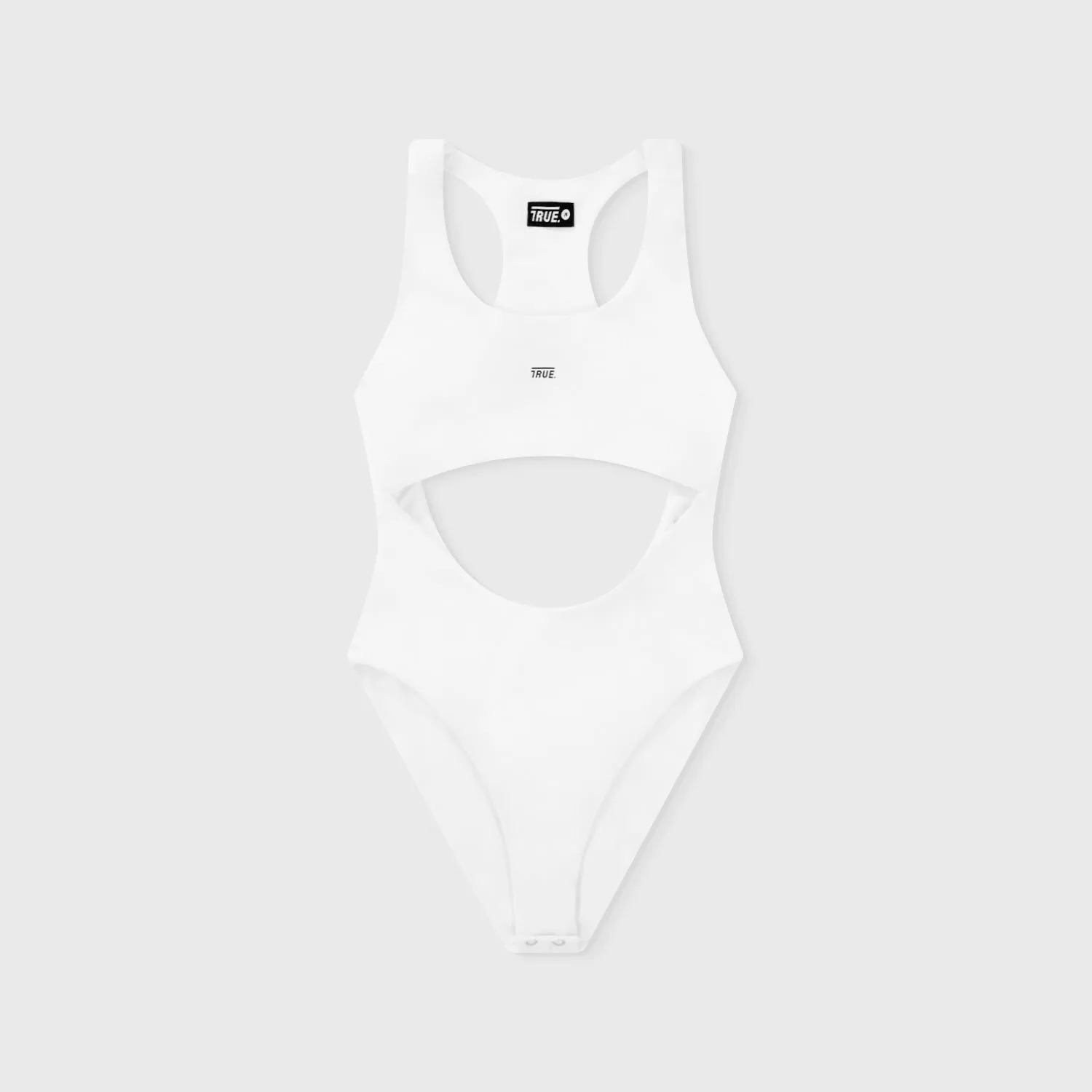 Shine High-Cut Bodysuit - White