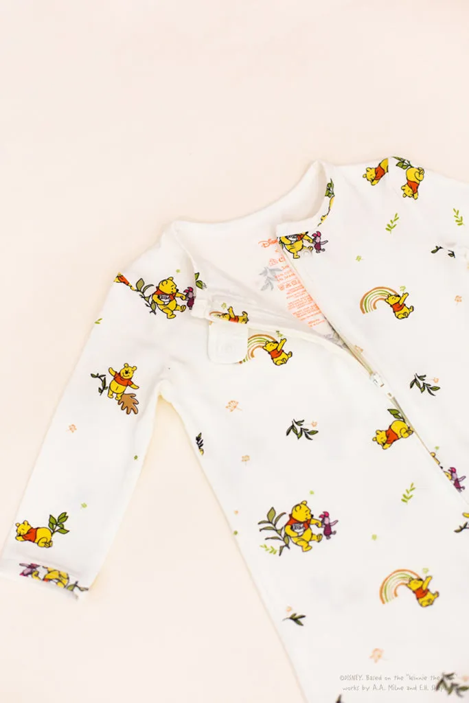 Sleepsuit - White Rainbow Pooh