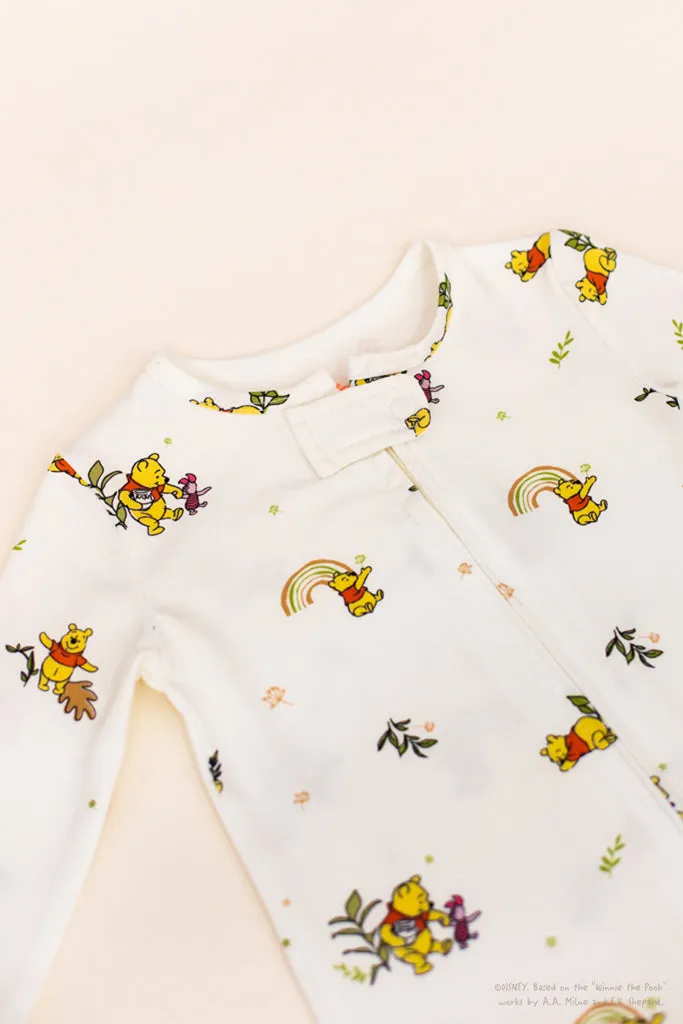 Sleepsuit - White Rainbow Pooh