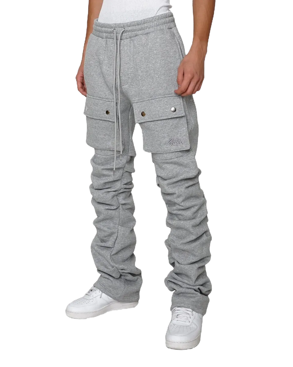 Stacked Cargo Sweats