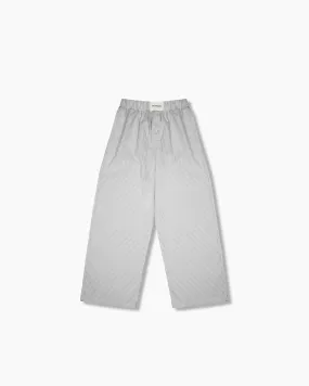 Stripe Relax Pants - Muted Black