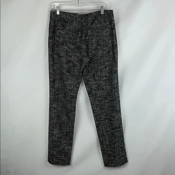 Theory Gray Charcoal Tweed Trousers