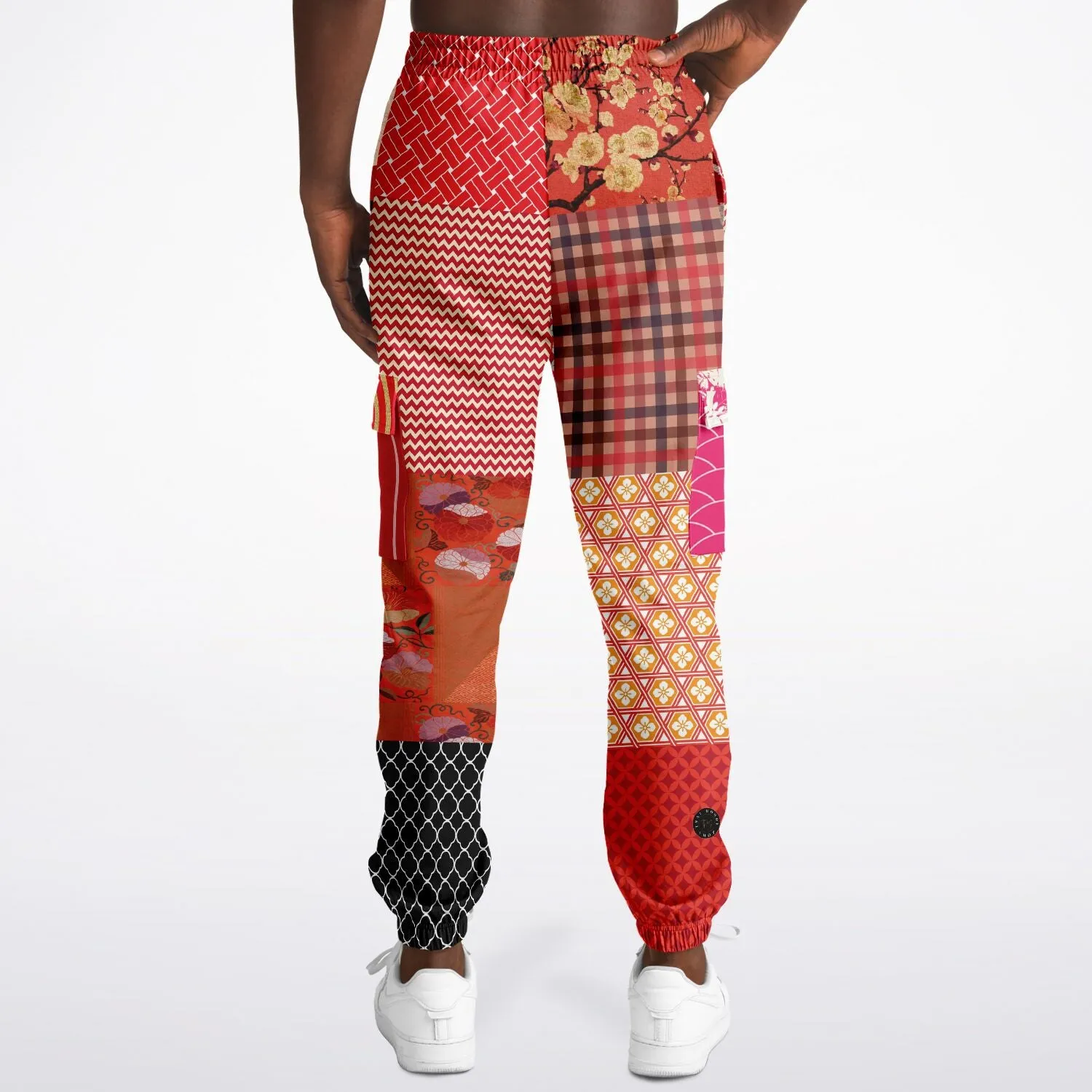 Tokyo Nights Japanese Print Unisex Eco-Poly Cargo Joggers