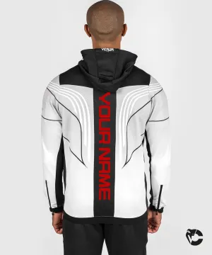 UFC Venum Personalized Authentic Fight Night 2.0 Men's Walkout Hoodie - White