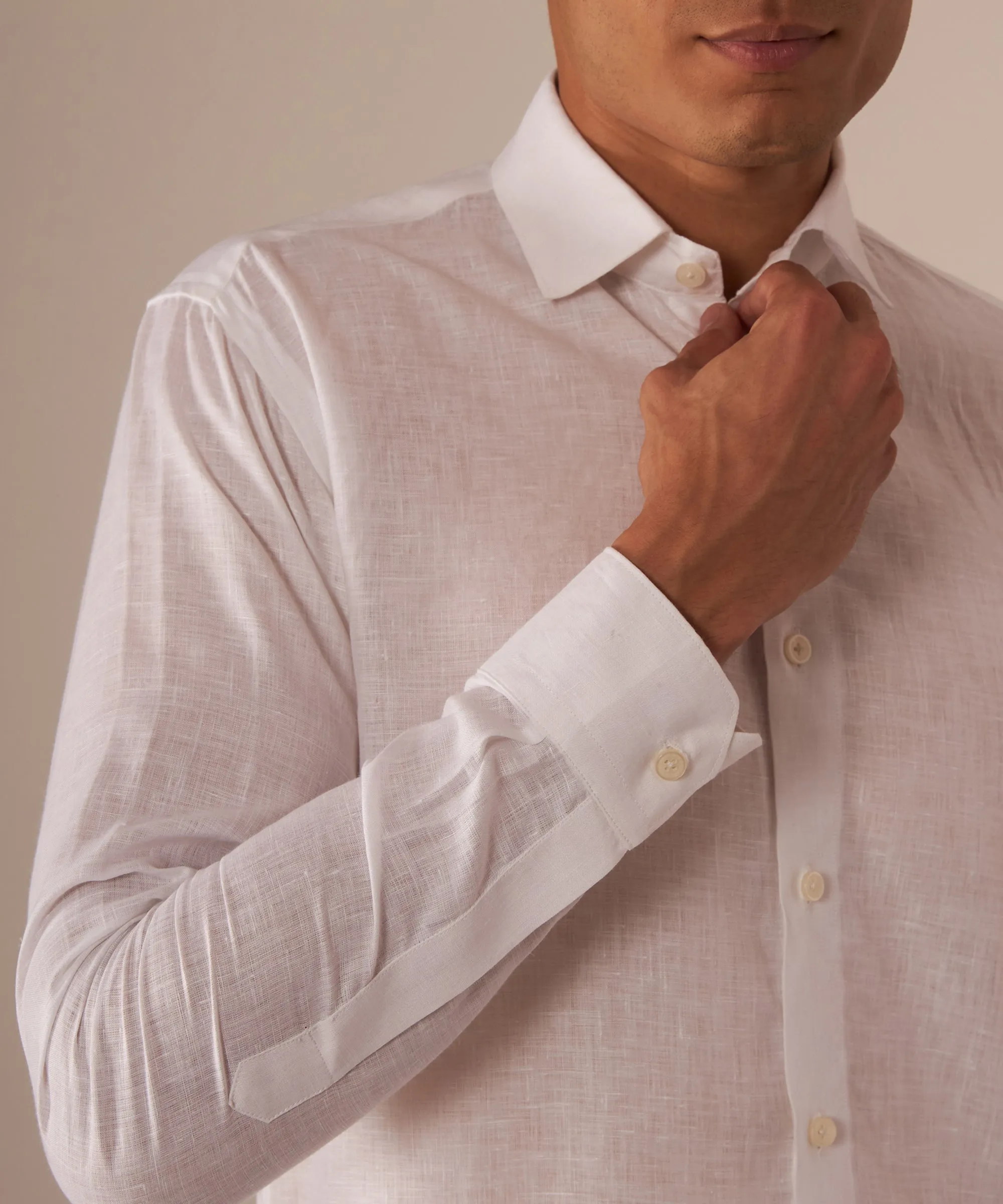 Vanilla Linen Shirt