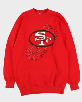 Vintage 90s San Francisco 49ers Red Sweatshirt - XL