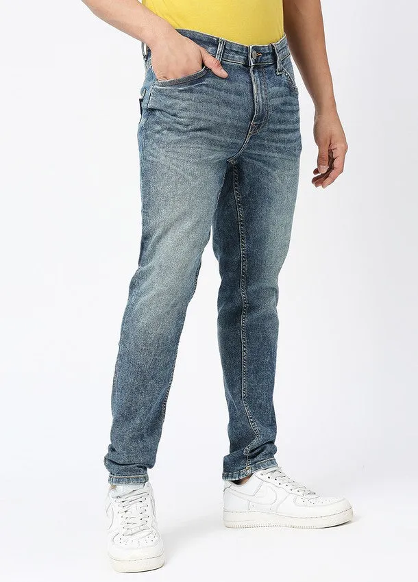 Vintage Mid Blue Cruz Skinny Fit Basic Jeans