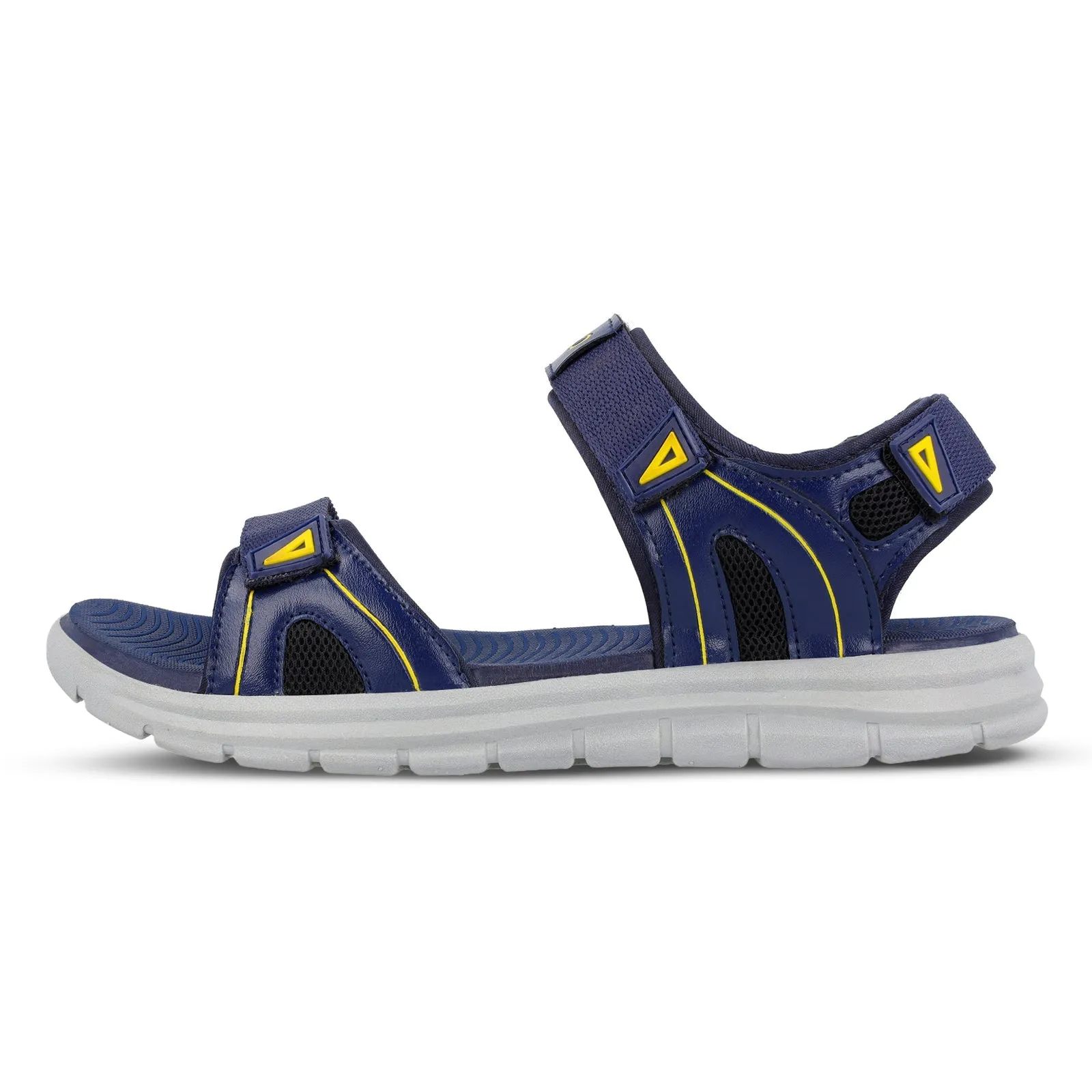 Walkaroo Men Sandals  - WC4373 Navy Blue Grey