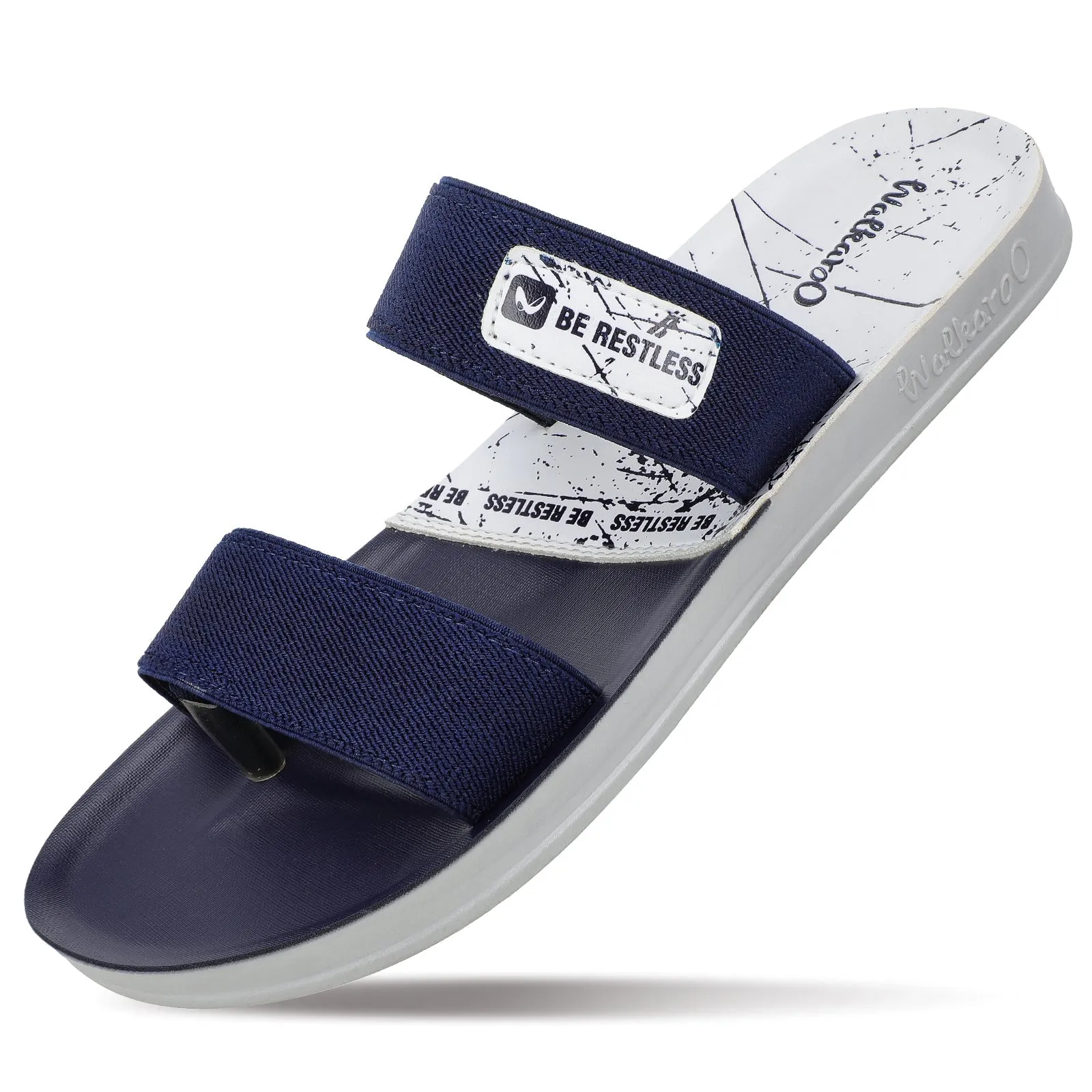 Walkaroo Men Sandals  - WG5432 Blue White