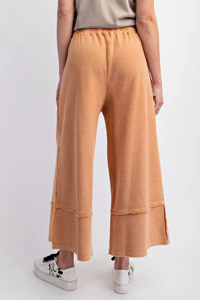 Wide Leg Palazzo Pants in Cinnamon