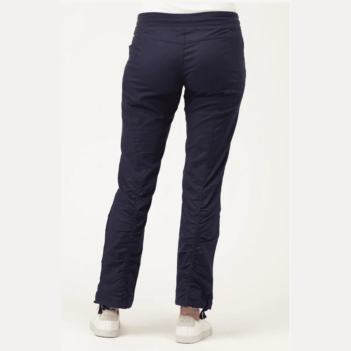 XCVI Wearables Jules Ruching Pants in Navy